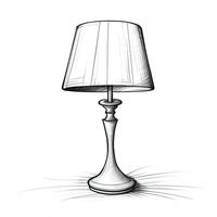 light lamp table ai generated photo