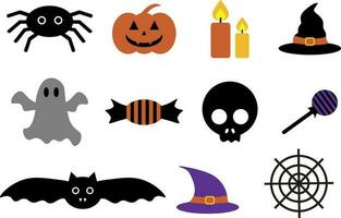 Halloween set, vector. vector