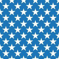 Stars seamless pattern. Stars on a pretty blue background, vector retro seamless pattern for packaging, fabric, paper, background.