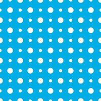 Polka dot seamless pattern, light blue polka dot vector background.
