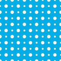 Polka dot seamless pattern, light blue polka dot vector background.