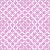 Pink baby seamless pattern with squares. Checkered tile pattern, pink and white wallpaper background. vector