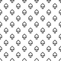 Seamless color pattern with arrows motif. Minimalist abstract background. Simple modern print with pointers. Digital paper, textile print. Vector art.