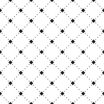 punteado línea rombo sin costura modelo. moderno elegante textura. repitiendo geométrico losas con punteado rombo. negro geométrico forma diagonal repetible en blanco antecedentes. vector