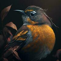 awesome bird illustration design photo