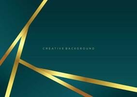 greenish blue with luxury line background abstract modern design vector
