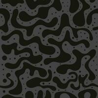 Abstract smooth liquid shapes seamless pattern vector