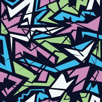Bright abstract trendy sport seamless pattern