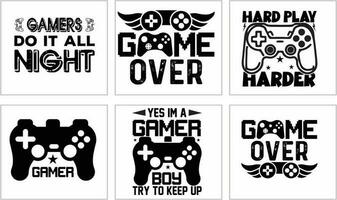 Game t shirt vector