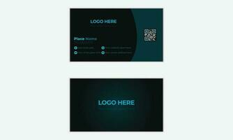 Creative Business Card Design Template With Layout vector