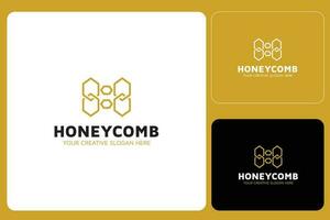 Honey Comb Logo Design Template vector