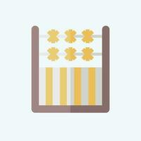 Icon Fence. related to Agriculture symbol. flat style. simple design editable. simple illustration vector