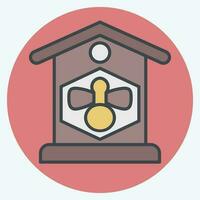 Icon Apiary. related to Agriculture symbol. color mate style. simple design editable. simple illustration vector