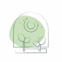 Icon Greenhouse. related to Agriculture symbol. Color Spot Style. simple design editable. simple illustration vector