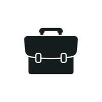 Suitcase vector icon. Luggage illustration in flat style.