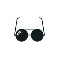 Sunglasse vector icon. Eyewear flat illustration.