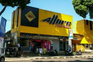Wonosobo, Indonesia - April 5 2023 - Allure food court around wonosobo square photo
