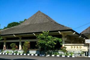 Wonosobo, Indonesia - April 5, 2023 - Regional legislative office or kantor DPRD Wonosobo at Jalan Soekarno Hatta photo