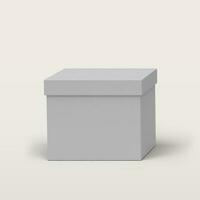 blanco blanco regalo caja aislado en blanco para presente concepto diseño. foto