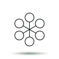 Structure simple flat icon. Vector illustration on white background.