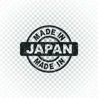 Made in Japan stamp. Vector illustration on isolated background