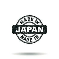 Made in Japan stamp. Vector illustration on white background