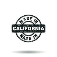 Made in California stamp. Vector illustration on white background