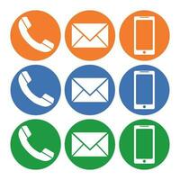 Phone, sms message, telephone icon. Flat vector illustration. Communication sign symbol with shadow on white background.