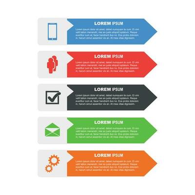 Infographic templates for business. Vector illustration on white background.