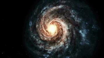 andromède galaxie Zoom dans, animation 4k video