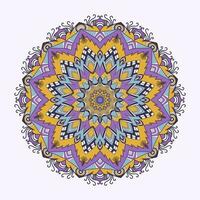Mandala Floral Design Template and Ornamental luxury mandala pattern. vector