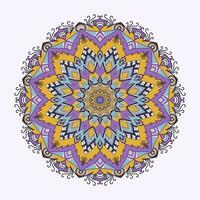 Mandala Floral Design Template and Ornamental luxury mandala pattern. vector