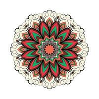 Vector decorative modern background coloring mandala template