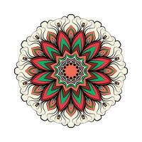 vector decorativo moderno antecedentes colorante mandala modelo