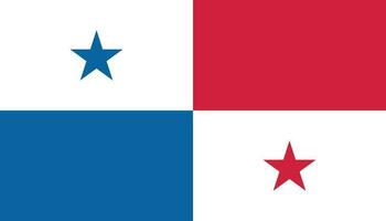 Panama flag icon in flat style. National sign vector illustration. Politic business concept.