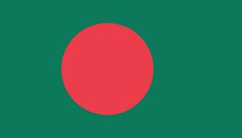 Bangladesh flag icon in flat style. National sign vector illustration. Politic business concept.