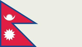 Nepal bandera icono en plano estilo. nacional firmar vector ilustración. diplomático negocio concepto.