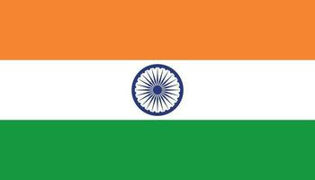 India bandera icono en plano estilo. nacional firmar vector ilustración. diplomático negocio concepto.