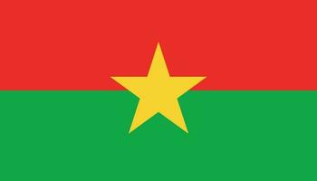 Burkina Faso flag icon in flat style. National sign vector illustration. Politic business concept.