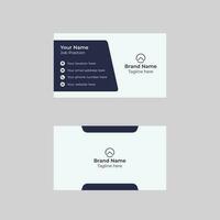 Modern Creative Clean Elegant Colorful Awesome Business Card Design vector