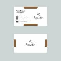 Modern Creative Clean Elegant Colorful Business Card Design vector