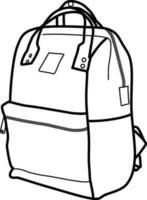 Sketch of Backpack vector