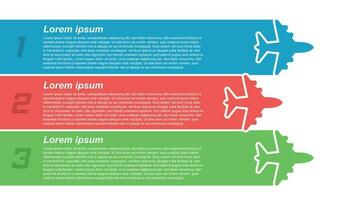 Airplane flight infographic icon in flat style. Plane travel banner vector illustration on white isolated background. Airline business concept.