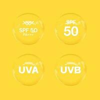 uv proteccion en blanco fondo,burbuja blindaje. solar proteccion pantalla desde uv rayos vector