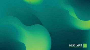 Abstract vector background green gradient mesh bg