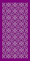 Decorative vector pattern for cnc laser
