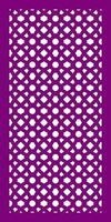 Decorative vector pattern for cnc laser