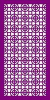 Decorative vector pattern for cnc laser