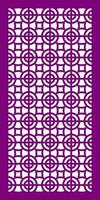 Decorative vector pattern for cnc laser