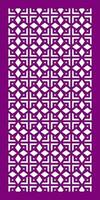 Decorative vector pattern for cnc laser